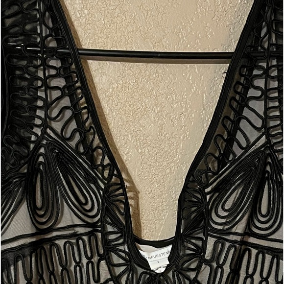 Diane von furstenberg black formal dress size 2 women - Picture 11 of 13